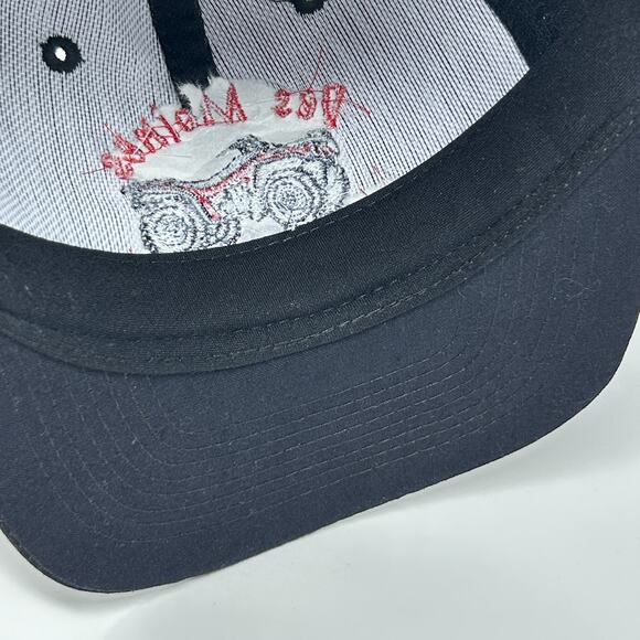 Vintage 90s Des Moines ATV Hat Baseball Cap Iowa Four Wheeler Snapback Black - Picture 5 of 9